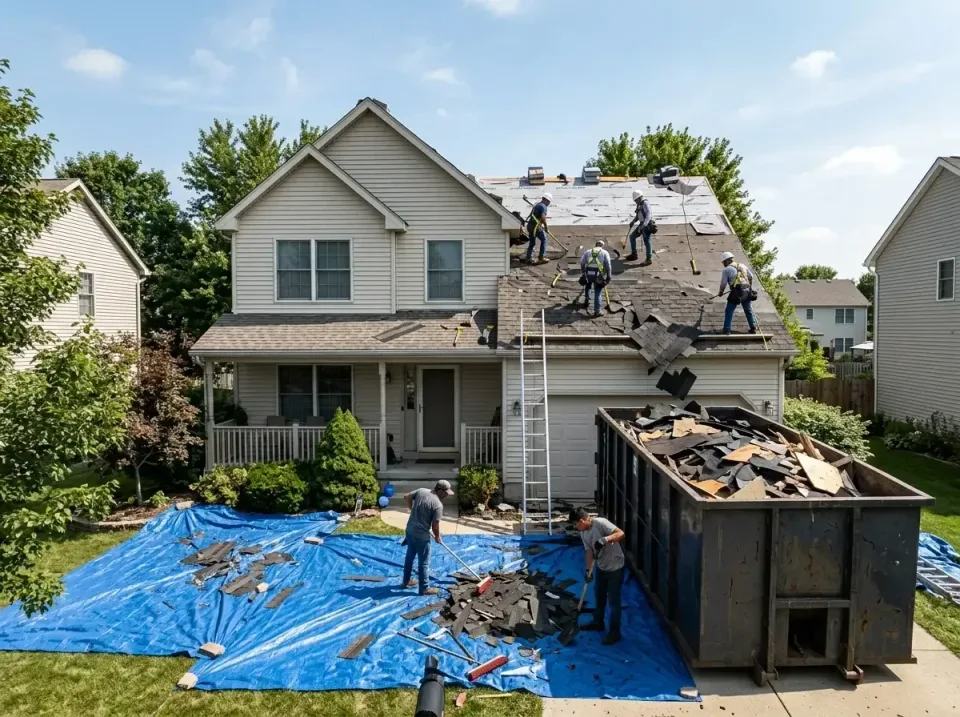 roof-replacement-debris-remova-004 — frequently asked questions, Cheapest Dumpster Rentals in Scottsburg, IN